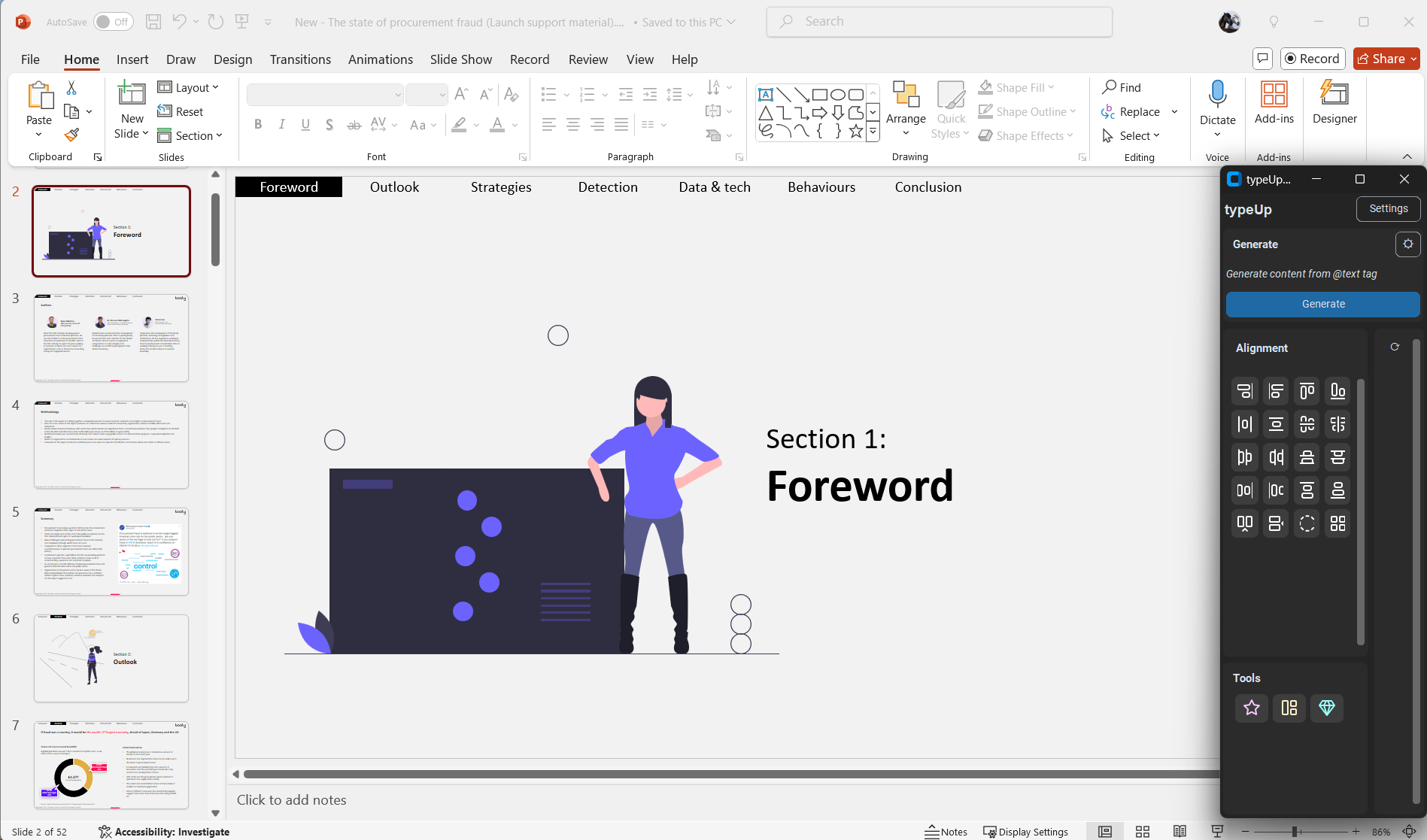 PowerPoint Add-in Screenshot